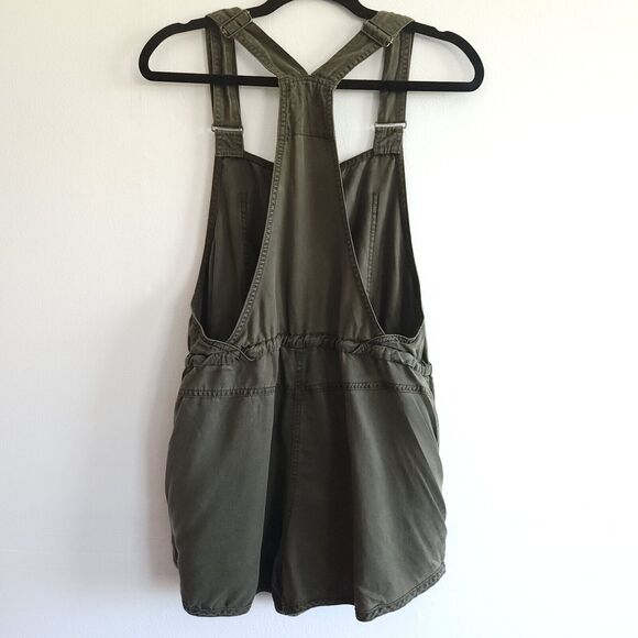 Aritzia Wilfred Free Green Romper Minimalist Jumpsuit Travel Lounge Casual - Picture 2 of 13